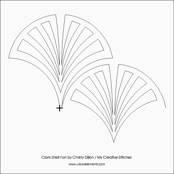 Clam Shell Fan – 9.5” Paper Pantograph