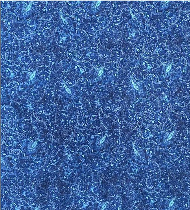 Classic - Mini Jacquard - Navy 118" Digitally Printed Cotton (1840109) – Sold in UNITS of ¼ metre - Maple Leaf Quilting Company Ltd.