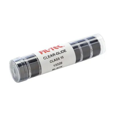 Clear - Glide - Class 15/A 92yds Black Tube Bobbins (13328) - Maple Leaf Quilting Company Ltd.