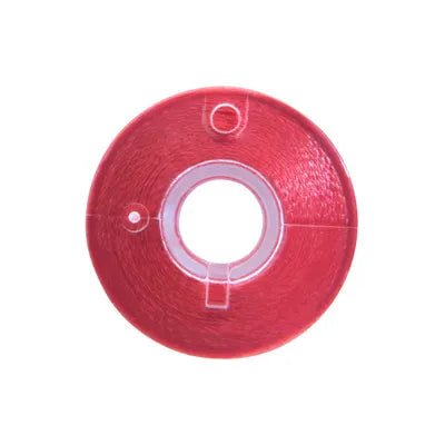 Clear - Glide - Class 15/A 92yds Candy Apple Red Tube Bobbins (13322) - Maple Leaf Quilting Company Ltd.