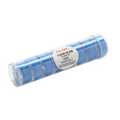 Clear - Glide - Class 15/A 92yds Hawaiian Blue Tube Bobbins (13325) - Maple Leaf Quilting Company Ltd.
