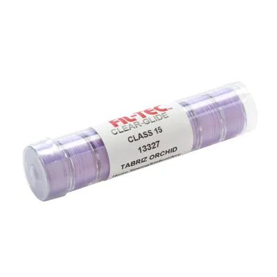 Clear - Glide - Class 15/A 92yds Tabriz Orchid Tube Bobbins (13327) - Maple Leaf Quilting Company Ltd.