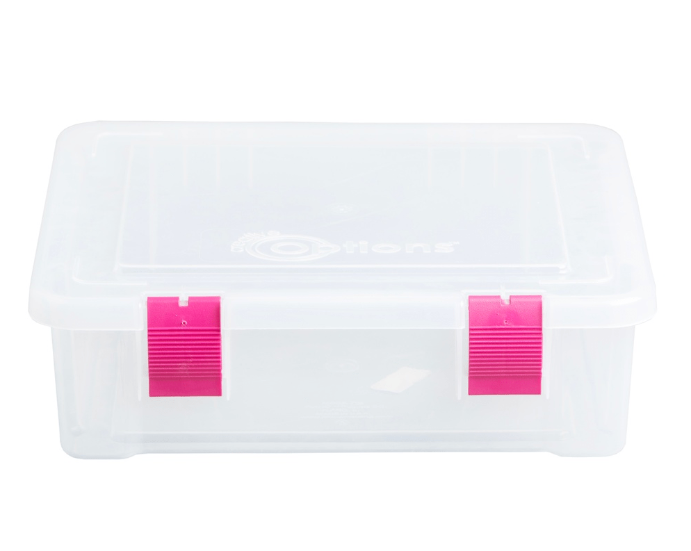 Clear Plastic Cone Storage Bin - Maple Leaf Quilting Company Ltd.