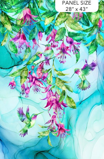 Concerto Pale Blue Panel 24" x 43" (DP27826 - 42) – Sold by the Panel - Maple Leaf Quilting Company Ltd.