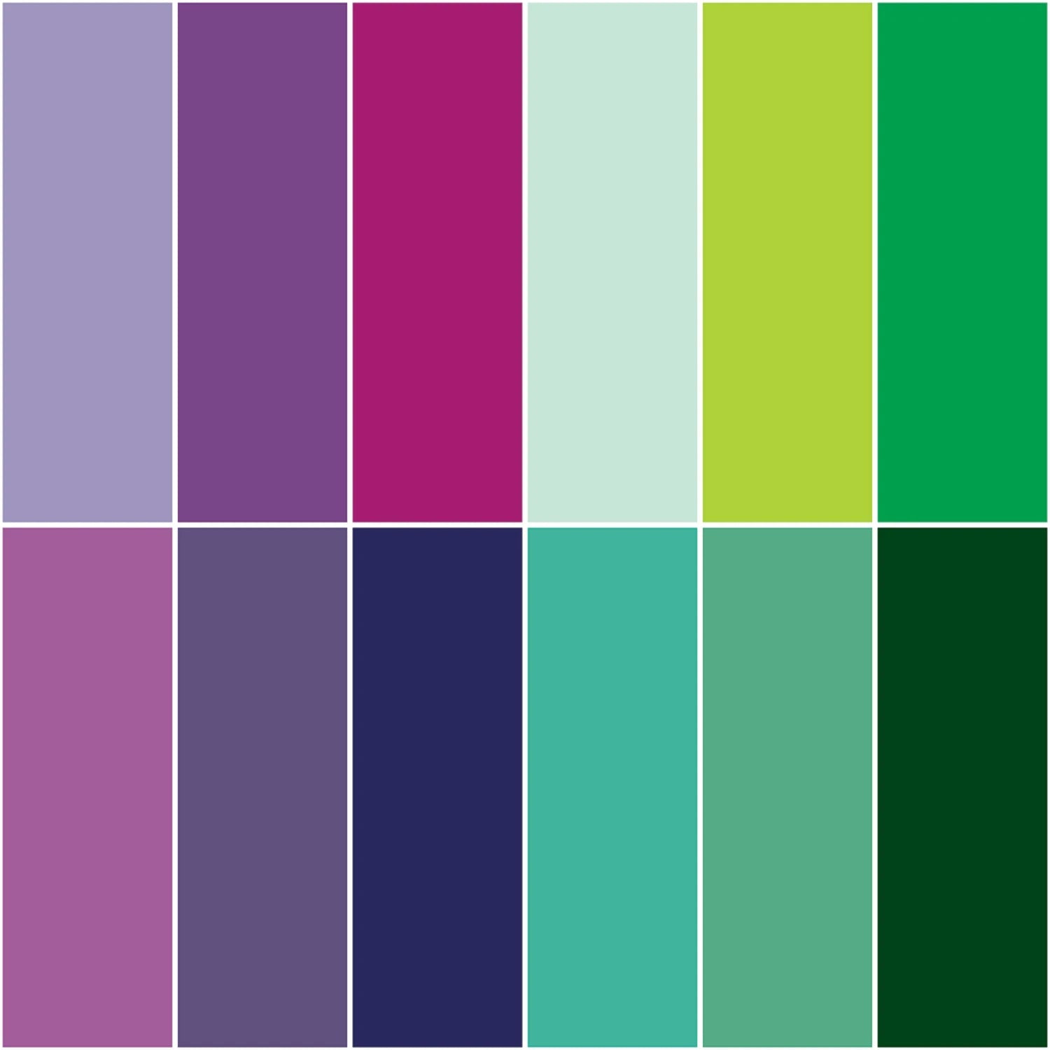 Confetti Cotton Purple Vibrations Bundle | Fat Quarter Package - 12pcs (FQ - PVIB120 - 12) - Maple Leaf Quilting Company Ltd.