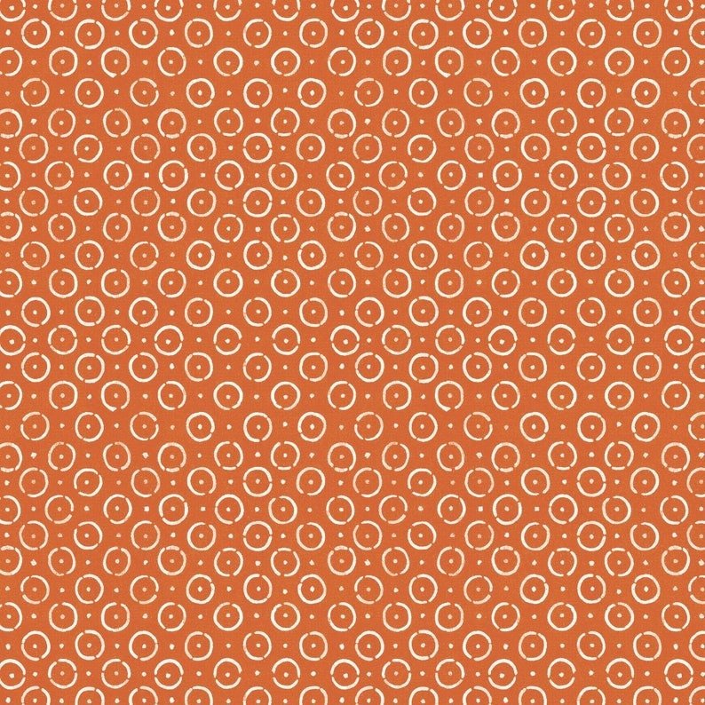 Contour Orange | 43/44" Cotton (66220613 - 01) - Sold in UNITS of ¼ metre - Maple Leaf Quilting Company Ltd.