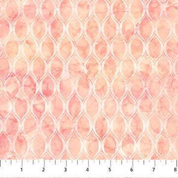 Coral - Veranda by Deborah Edwards & Melanie Samra - Northcott 44” - (DP28402 - 21) – Sold in UNITS of ¼ metre - Maple Leaf Quilting Company Ltd.