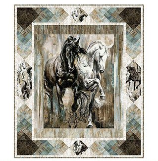 Cornered - Northcott Quilt Kit (55" x 65") - Maple Leaf Quilting Company Ltd.