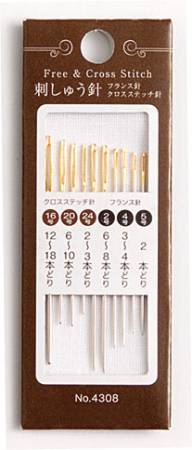 Cosmo Cross & Free Stitch Needle Assortment - Maple Leaf Quilting Company Ltd.