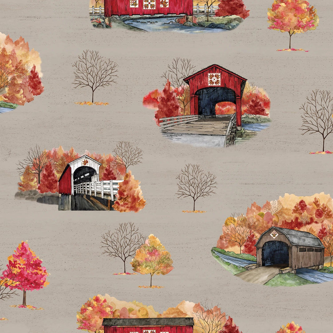 Covered Bridges - 1 Yard Cuts - Maple Leaf Quilting Company Ltd.