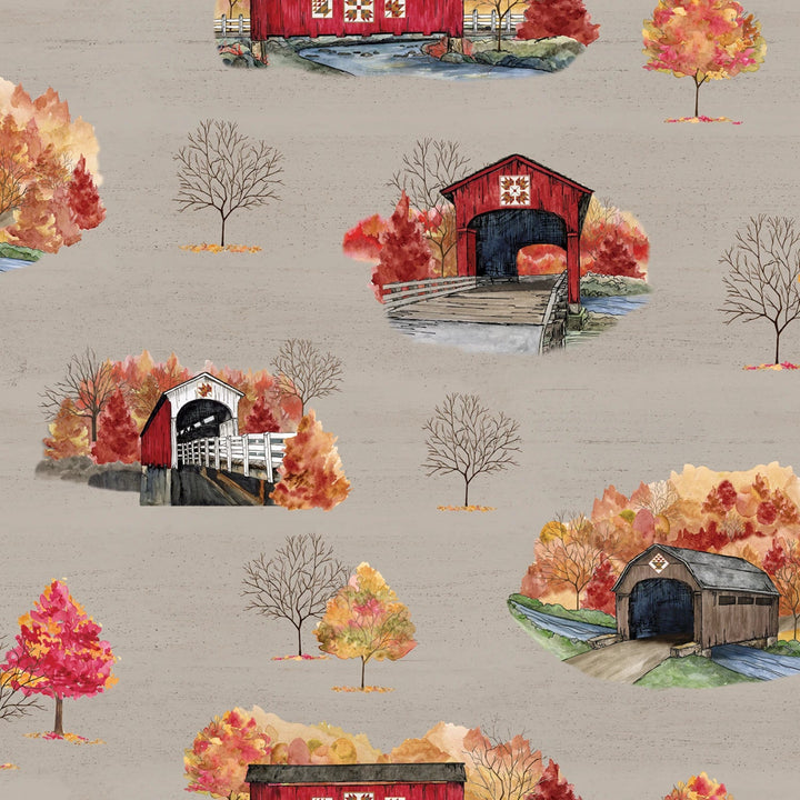 Covered Bridges - 1 Yard Cuts - Maple Leaf Quilting Company Ltd.
