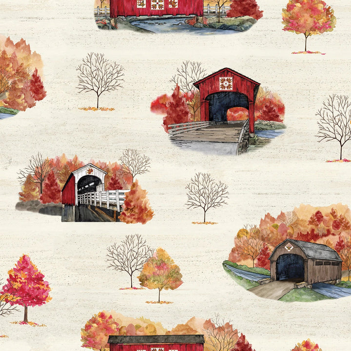 Covered Bridges - 1 Yard Cuts - Maple Leaf Quilting Company Ltd.