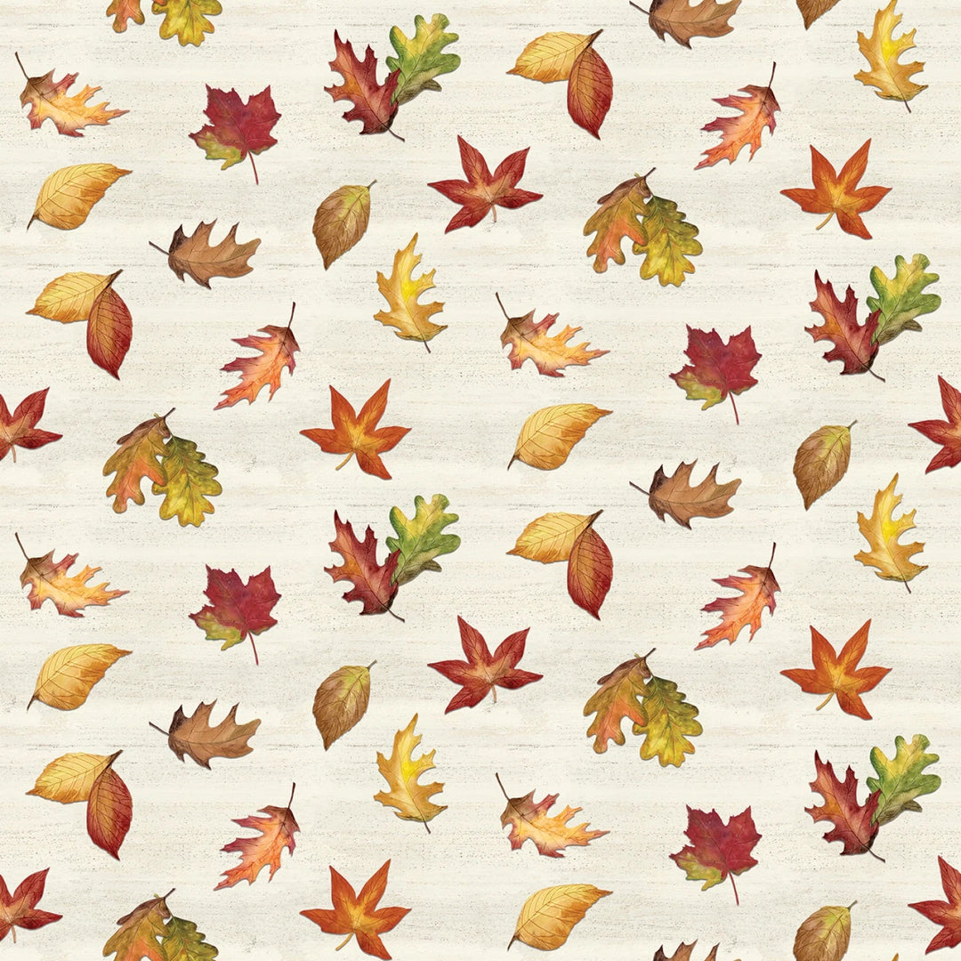 Covered Bridges in Fall by Tara Reed Collection | 44/45" Cotton (CD16211R - CREAM) - Sold in UNITS of 1/4 metre - Maple Leaf Quilting Company Ltd.