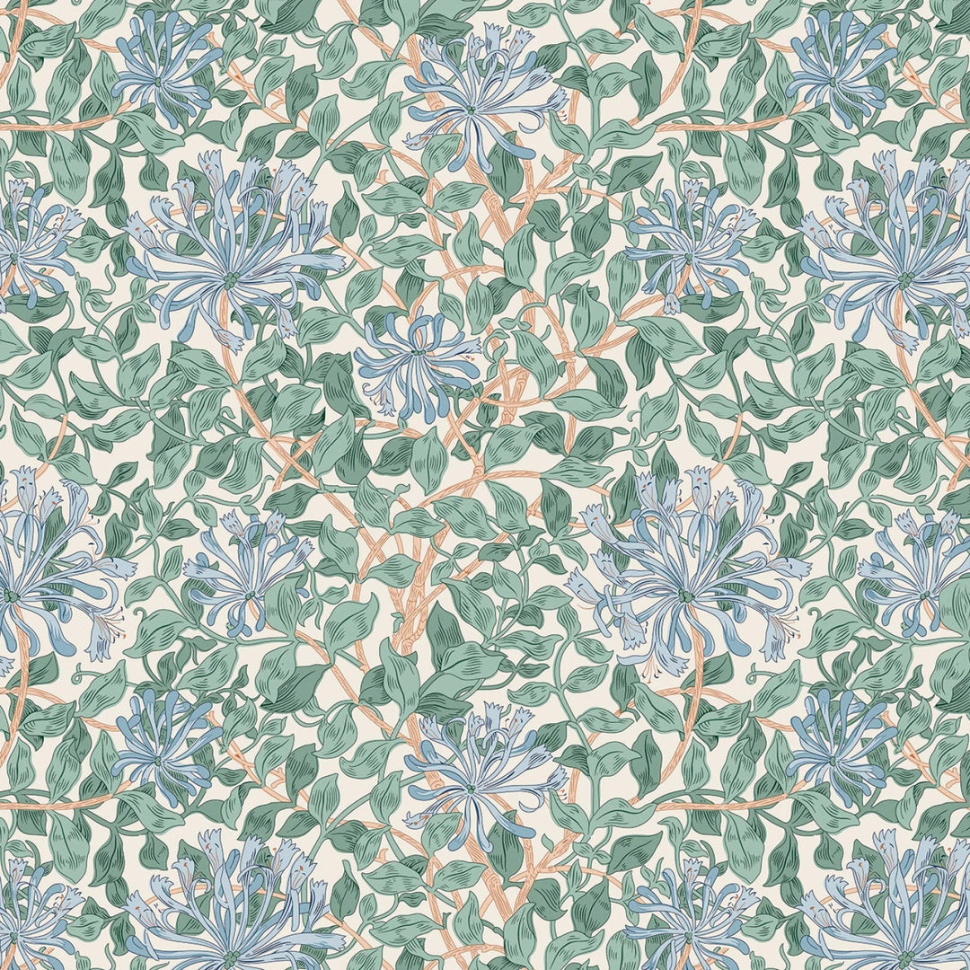Craft Garden by Liberty Fabrics Collection - Trailing Honeysuckle B | 108" Cotton (0166W7418B) – Sold in UNITS of ¼ metre - Maple Leaf Quilting Company Ltd.