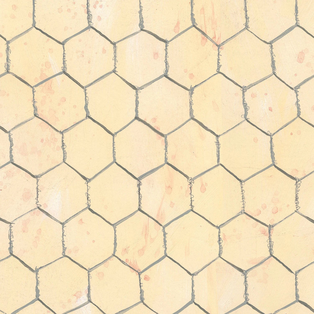 Cream Chicken Wire 108” Cotton (CSCW05729 - Y) - Sold in UNITS of 1/4 metre - Maple Leaf Quilting Company Ltd.