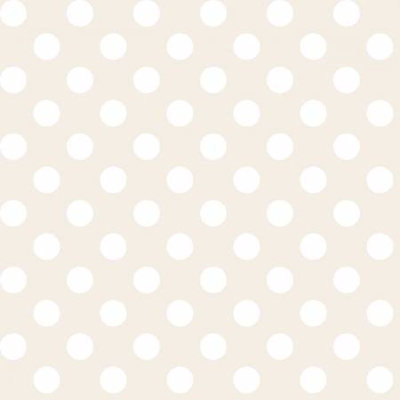 Cream Dots 108" Cotton (QBD213M - E) - Sold in UNITS of ¼ metre - Maple Leaf Quilting Company Ltd.