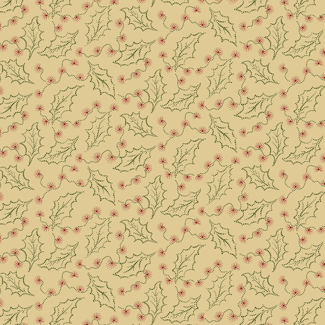 Cream Holly 44” - (R111330D - CREAM) – Sold in UNITS of ¼ metre - Maple Leaf Quilting Company Ltd.