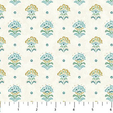 Cream Multi Mini Print Mariposa by Northcott 44” (28514 - 11) – Sold in UNITS of ¼ metre - Maple Leaf Quilting Company Ltd.