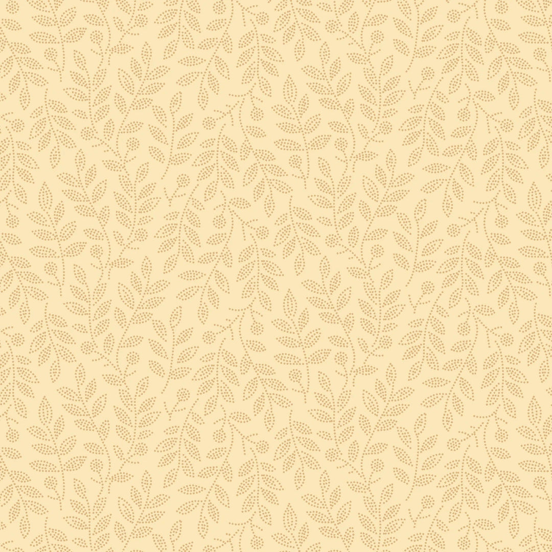 Cream Willow 108” Cotton (QB621386D - CREAM) - Sold in UNITS of 1/4 metre - Maple Leaf Quilting Company Ltd.