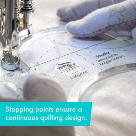 Creative Grids Machine Quilting Tool Shelly (CGRQTA8) - Maple Leaf Quilting Company Ltd.