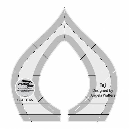 Creative Grids Machine Quilting Tool - Taj (CGRQTA5) - Maple Leaf Quilting Company Ltd.