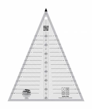 Creative Grids Spider Web Quilt Ruler (CGRKA6) - Maple Leaf Quilting Company Ltd.
