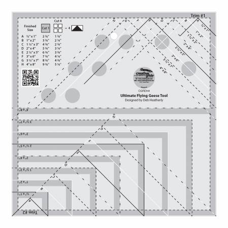 Creative Grids Ultimate Flying Geese Tool - Maple Leaf Quilting Company Ltd.