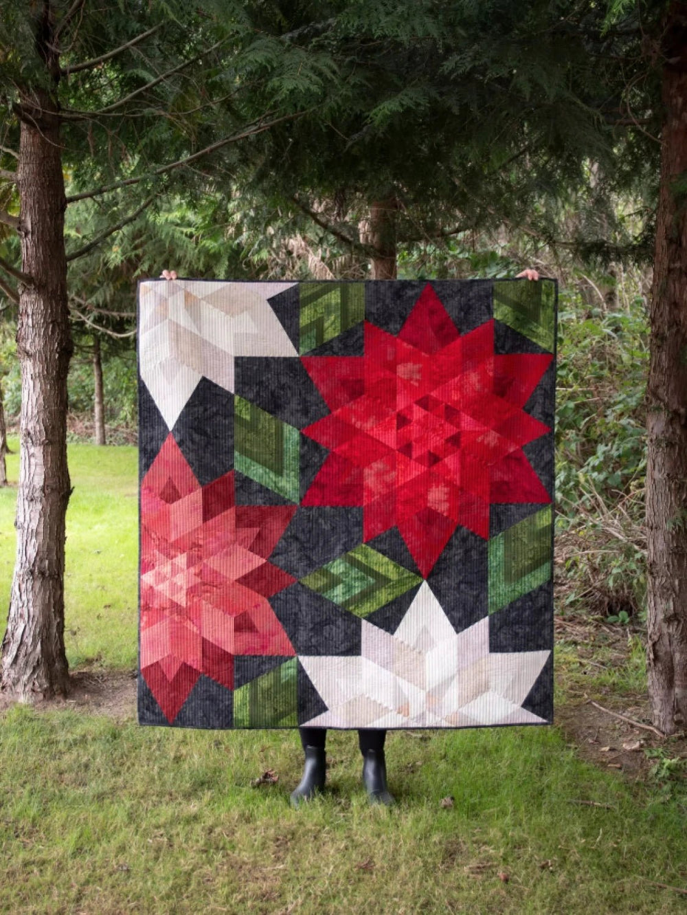 Crimson Christmas (TQL10036) - Maple Leaf Quilting Company Ltd.