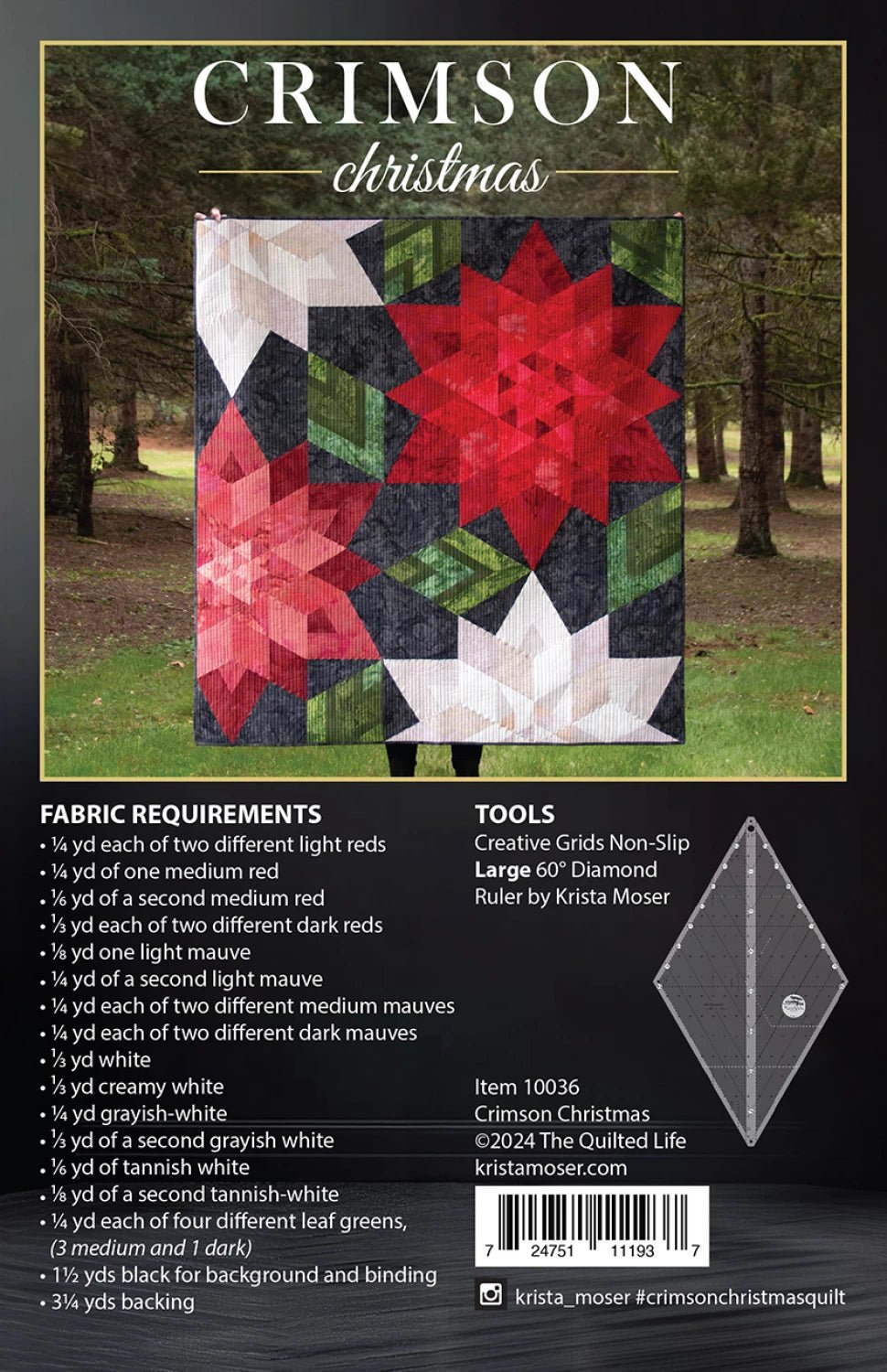 Crimson Christmas (TQL10036) - Maple Leaf Quilting Company Ltd.