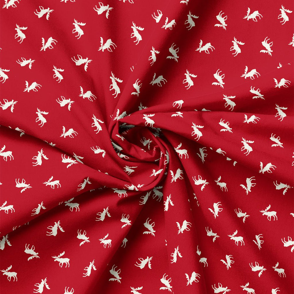 Crimson - 🇨🇦 North of Ordinary 44" Wide Cotton (21172103-01) - Maple Leaf Quilting Company Ltd.