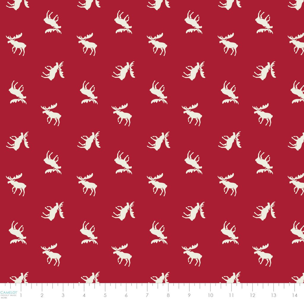 Crimson - 🇨🇦 North of Ordinary 44" Wide Cotton (21172103-01) - Maple Leaf Quilting Company Ltd.