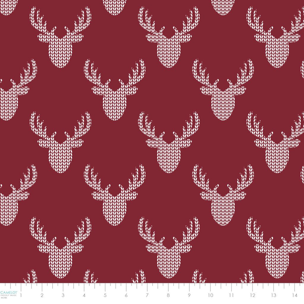 Crimson - 🇨🇦 North of Ordinary 44" Wide Cotton (21191705-03) - Maple Leaf Quilting Company Ltd.