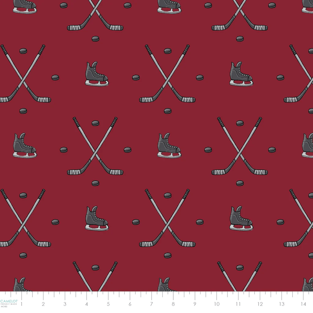 Crimson - 🇨🇦 North of Ordinary 44" Wide Cotton (21250105-01) - Maple Leaf Quilting Company Ltd.