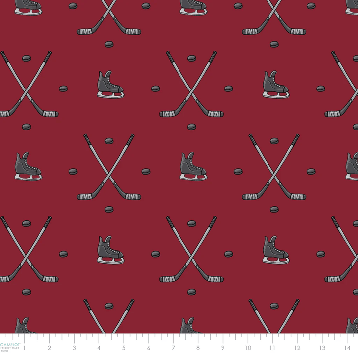 Crimson - 🇨🇦 North of Ordinary 44" Wide Cotton (21250105-01) - Maple Leaf Quilting Company Ltd.