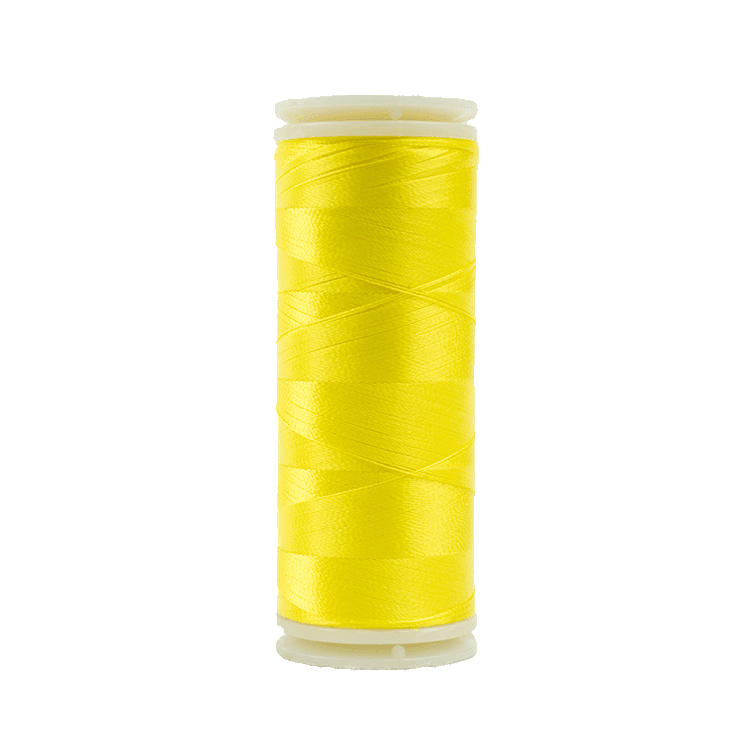 Daffodil Yellow - 701 | InvisaFil™ 100wt Invisible Cottonized Polyester Thread (400m/437yd) - Maple Leaf Quilting Company Ltd.