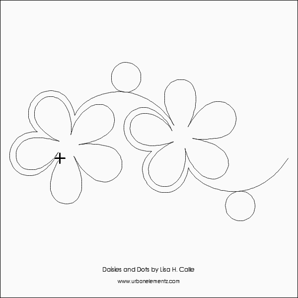 Daisies and Dots – 5.25” Paper Pantograph