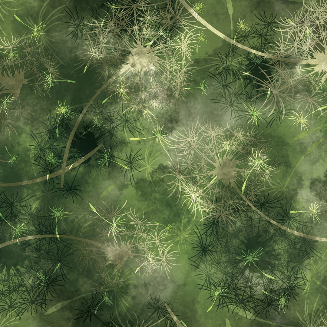 Dandelion Dreams - Olive Grove | 108" Cotton - Maple Leaf Quilting Company Ltd.