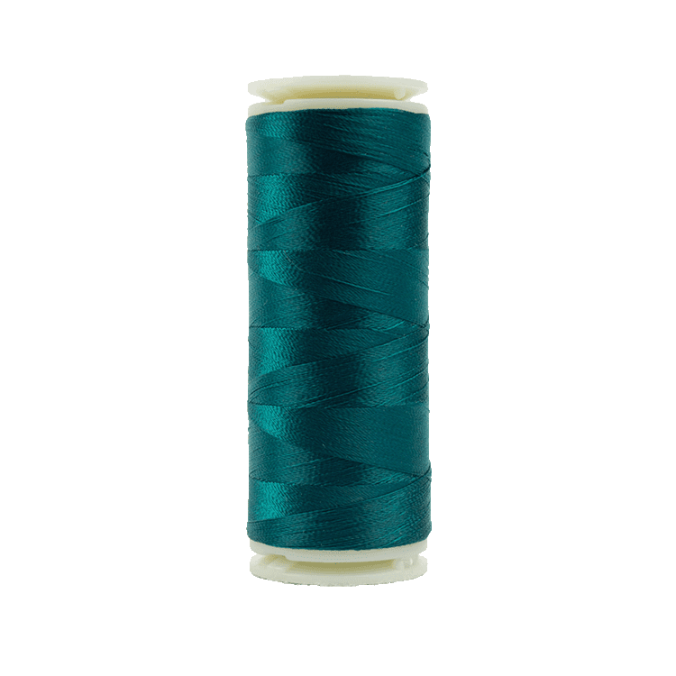 Dark Teal - 709 | InvisaFil™ 100wt Invisible Cottonized Polyester Thread (400m/437yd) - Maple Leaf Quilting Company Ltd.