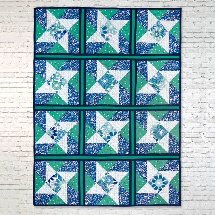 Day Star Quilt Block Quilt-As-You-Go Kit (12-Block Pack)