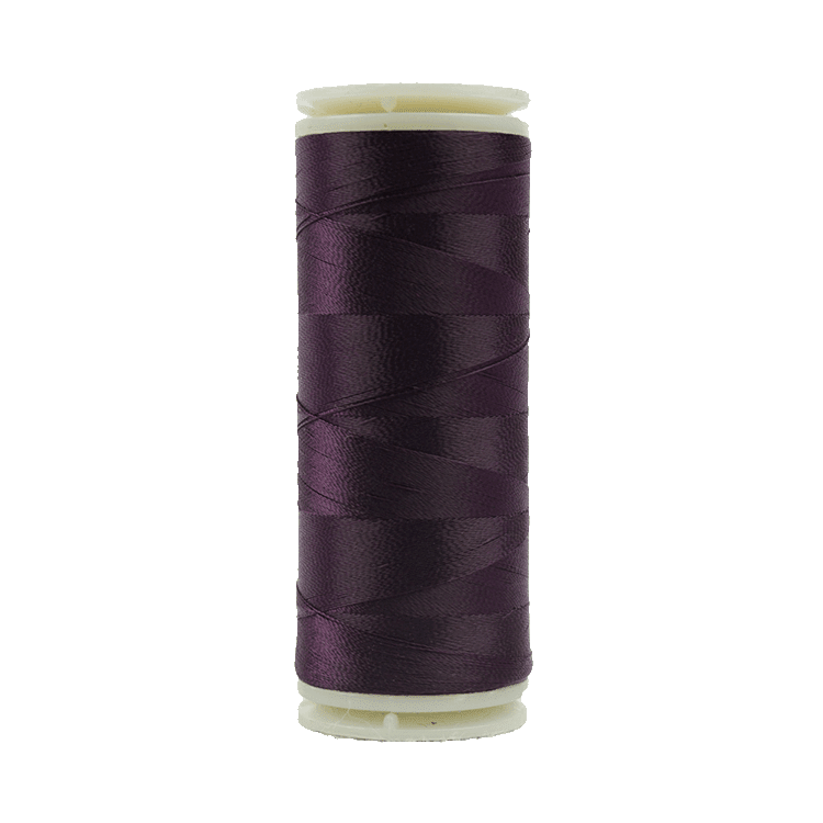Deepest Burgundy - 710 | InvisaFil™ 100wt Invisible Cottonized Polyester Thread (400m/437yd) - Maple Leaf Quilting Company Ltd.