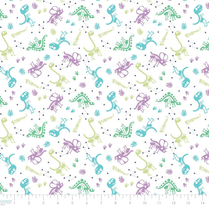 Dino Dreams Glow 44” (21240701R - 01) – Sold in UNITS of ¼ metre - Maple Leaf Quilting Company Ltd.