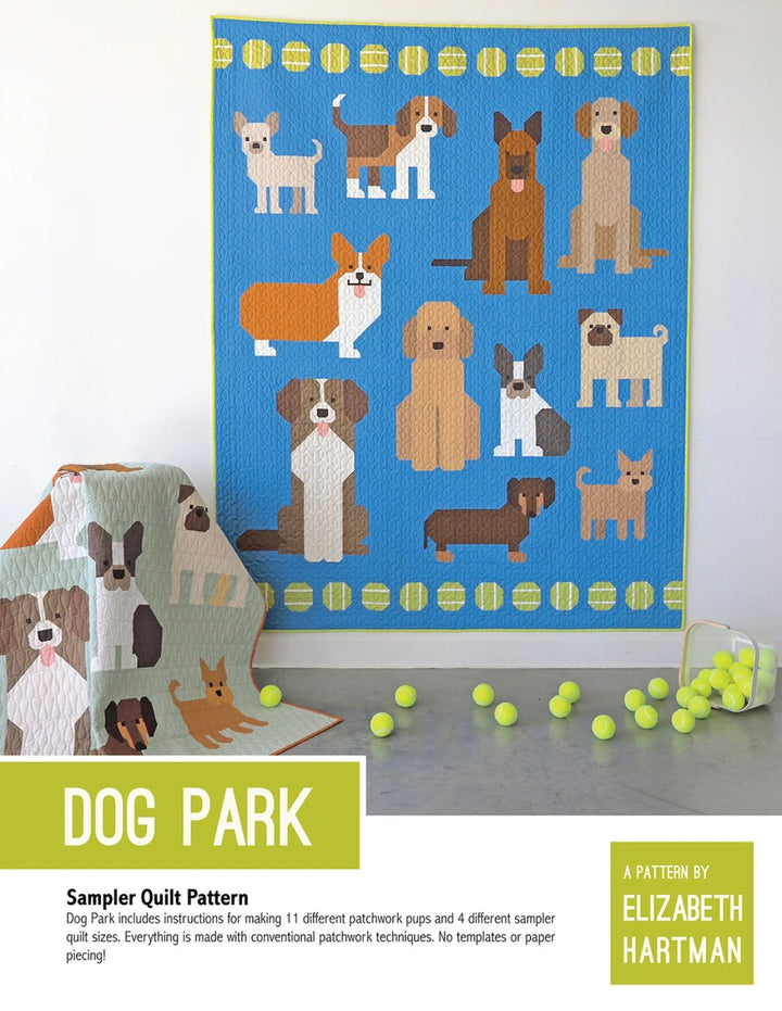 Dog Park (EH076) - Maple Leaf Quilting Company Ltd.