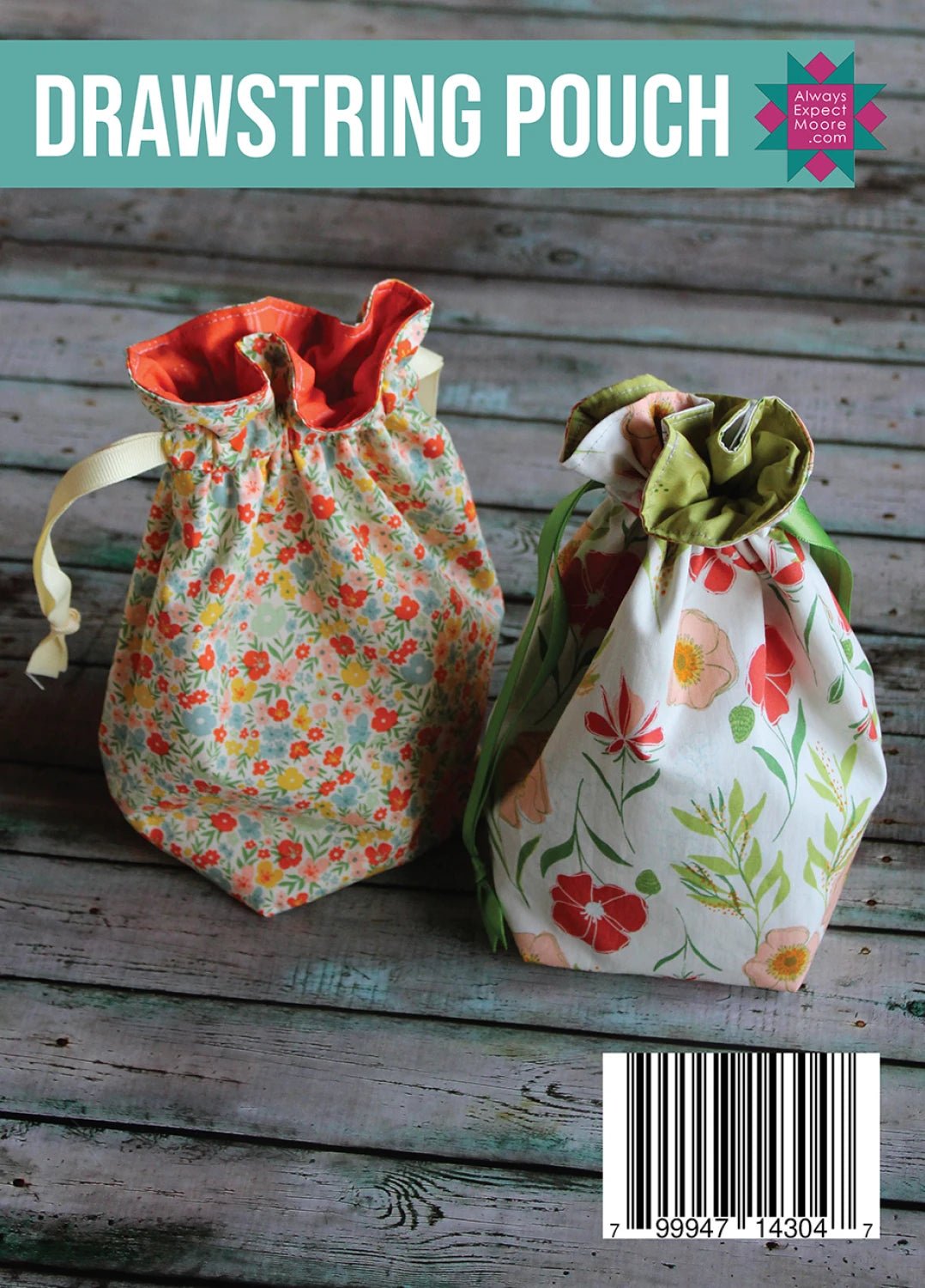 Draw String Bag Postcard Pattern (CM202116) - Maple Leaf Quilting Company Ltd.