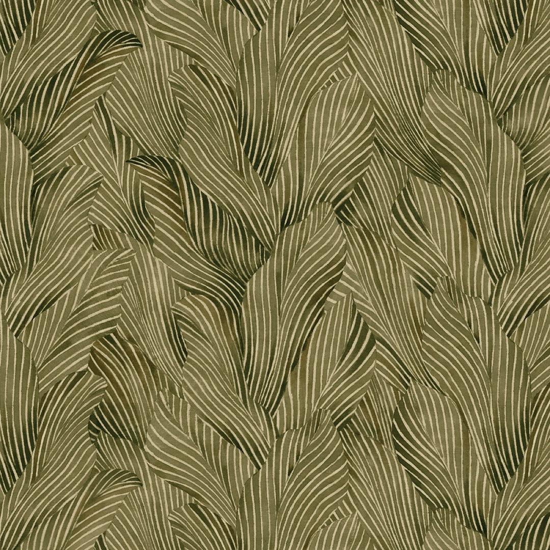 Earth Tones by P&B Textiles Collection - Tonal Leaves | 108" Cotton (EARW05785 - M) – Sold in UNITS of ¼ metre - Maple Leaf Quilting Company Ltd.