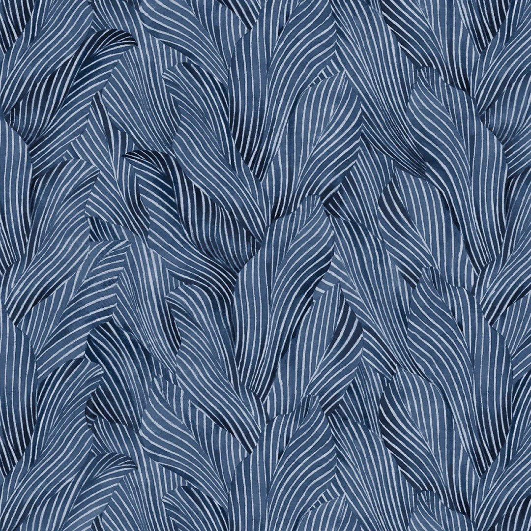Earth Tones by P&B Textiles Collection - Tonal Leaves | 108" Cotton (EARW05785 - N) – Sold in UNITS of ¼ metre - Maple Leaf Quilting Company Ltd.