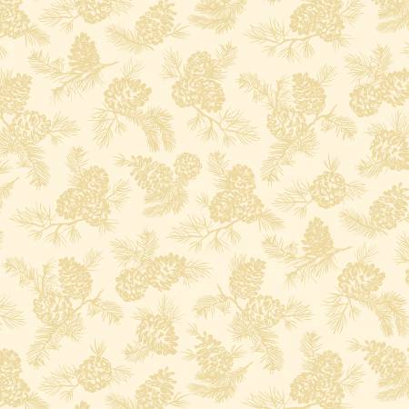 Ecru Spruce 108" Cotton (7867S - 44) - Maple Leaf Quilting Company Ltd.