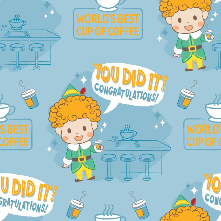 Elf - Best Cup of Coffee 44" Wide Cotton (23130133-01) 🇨🇦 - Maple Leaf Quilting Company Ltd.