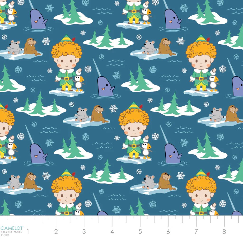 Elf - North Pole Friends 44" Wide Cotton (23130134-02) 🇨🇦 - Maple Leaf Quilting Company Ltd.