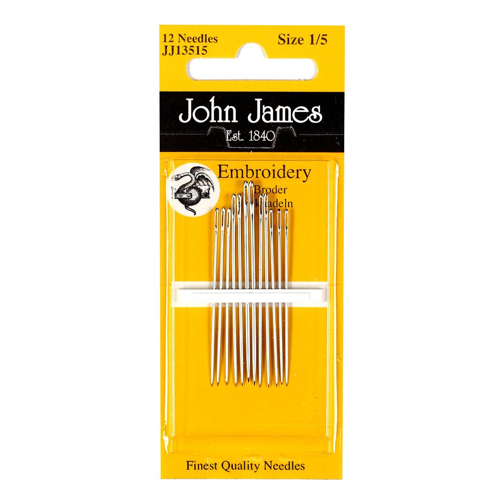 Embroidery Needles - Maple Leaf Quilting Company Ltd.