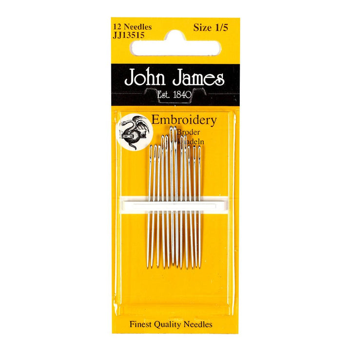 Embroidery Needles - Maple Leaf Quilting Company Ltd.